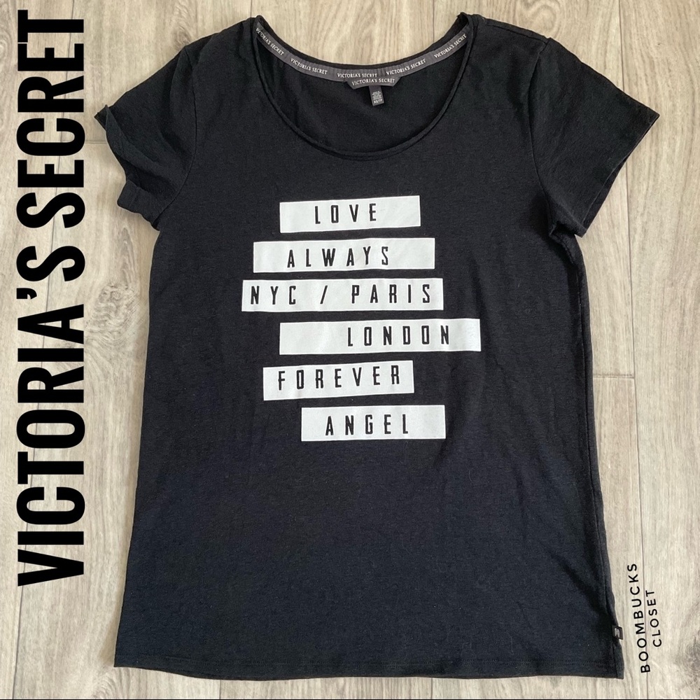 Victoria’s Secret T shirt NYC, Paris, London Forever Angel Print